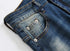 Fit Straight Pants Zipper Denim Mid Waisted Jeans Men's Jeans